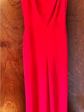 Crystal sky Women's Red Sleeveless Jumpsuit